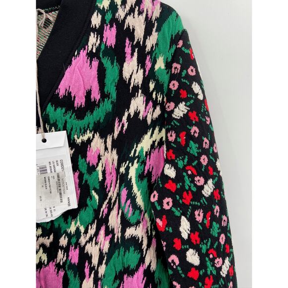Marni Mix Jacquard Button Front V-Neck Cardigan Sweater Size 40 NWT - Picture 4 of 8